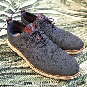 Cole Haan Stitchlite Oxford Men's Gray Oxford Shoes Size 11